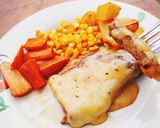 Foto langkah ke 5 dari resep Steak with Mozarella Homemade.