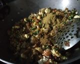 A picture of step 6 of BhindiBhurji.