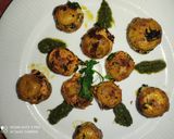 स्टफ्ड मशरूम टिक्का (Stuffed mushroom tikka recipe in hindi) रेसिपी चरण 6 फोटो