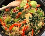 Mozzarella & veggie egg fried rice recipe step 6 photo