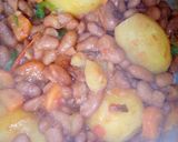 A picture of step 4 of Yellow beans stew.