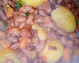 A picture of step 4 of Yellow beans stew.