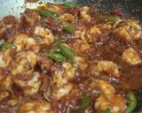 A picture of step 5 of Prawns angara karahi.