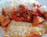 Foto del paso 5 de la receta: 6. Bacalao con tomate y pimientos en Cecofry 4D Turbo