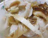 Hình bước làm 1 của món Dưa chua xào bao tử