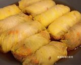 A picture of step 9 of Shrimp and Napa Cabbage Rolls.