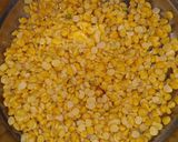 A picture of step 1 of Chana dal.