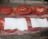 Foto del paso 6 de la receta: Trucha con beicon, tomate y queso