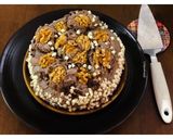 A picture of step 10 of Eggless DBC Death by Chocolates Cake 🍰.