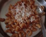 A picture of step 4 of Schewan masala pasta.