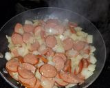 A picture of step 2 of Cheesy Sausage & Broccoli Orzo.