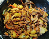 Foto del paso 3 de la receta: Pollo en tiritas con vegetales