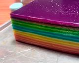 Foto langkah ke 5 dari resep Kue lapis Rainbow / Kue Pepe.