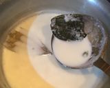 A picture of step 2 of Nolen Gur Payesh / Date Palm Jaggery Rice Pudding.