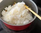 A picture of step 2 of Street style fried rice.