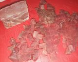 Foto del paso 1 de la receta: Tartar de atún rojo con mahonesa y mostaza dijon