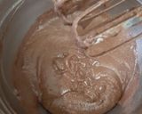 A picture of step 6 of Halloween themed Chocolate cake (pops).