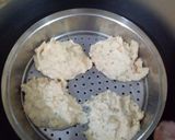 A picture of step 1 of Dhokla churma Kadhi.