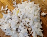A picture of step 1 of Crab Salad for Toasts.