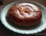 A picture of step 4 of Ruafza rose chocolate cake.