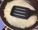 A picture of step 8 of Japanese Pancake ‘Okonomiyaki ‘.