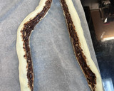Foto del paso 2 de la receta: Trenza de hojaldre, Nutella/Nocilla y almendras en Airfryer Cosori