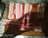 Foto del paso 1 de la receta: Montado de panceta con huevo y un poco de alioli