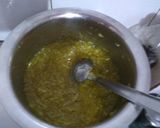 A picture of step 1 of Raw mango chunda.