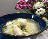 简单好喝的·鱿鱼羹丸冬瓜汤的食譜步驟6照片
