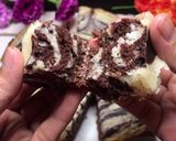 Foto langkah ke 7 dari resep BOLU ZEBRA TANPA OVEN TANPA TELUR TANPA KUKUS TANPA MIXER,ALA DAPUR UMM ALI.