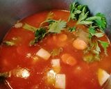 Paradicsomos fehérbab leves recept fázis 4 fotója