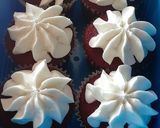 A picture of step 9 of Super Moist Redvelvet Cupcakes.
