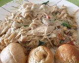 A picture of step 7 of Tuscany Chicken One Pot.