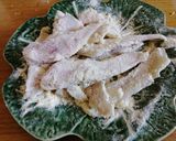 Foto del passaggio 1 della ricetta Filetto di merluzzo con peperoni verdi