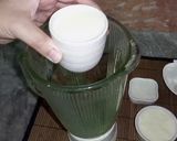 A picture of step 1 of Mint Lassi 💚🥛🇮🇳🇵🇰.