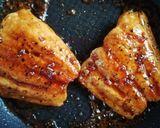 Narancsos-fokhagymás lazac recept fázis 5 fotója