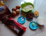 Foto langkah ke 1 dari resep Brownis kukus.