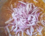 A picture of step 2 of Shredded meat souce with rice/beans.