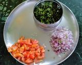 A picture of step 2 of Leftover Coriander leaves Chillas With Millets Mixed Flour.