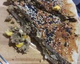 Foto del paso 3 de la receta: Tarta de sardinas, choclo y aceitunas