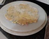 A picture of step 4 of Besani roti.