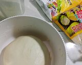 Foto langkah ke 4 dari resep Bakpao Isi Selai Strawberry (Tanpa Tepung Tangmien).