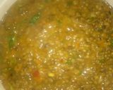 A picture of step 7 of Ndengu curry.