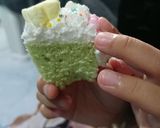Foto langkah ke 7 dari resep Kue Tart basecake bolu pandan simpel.