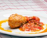 Foto del paso 4 de la receta: Pollo al chilindrón con pisto IBSA