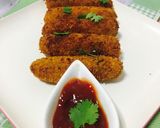 A picture of step 8 of Crispy crunchy mixed vegetable cigars.