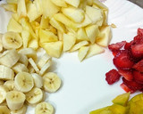 A picture of step 1 of Juicy Fruit Chaat.