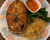 รูปขั้นตอนการทำที่ 3 ของ ปลาอินทรีย์สดทอดสมุนไพร