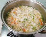 Hình bước làm 3 của món Soup gà chay