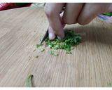 A picture of step 1 of Bhel Puri (Oil bhel).